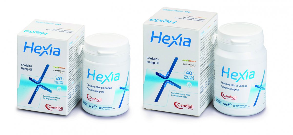 Hexia range with hemp oil and Boswellia Serrata