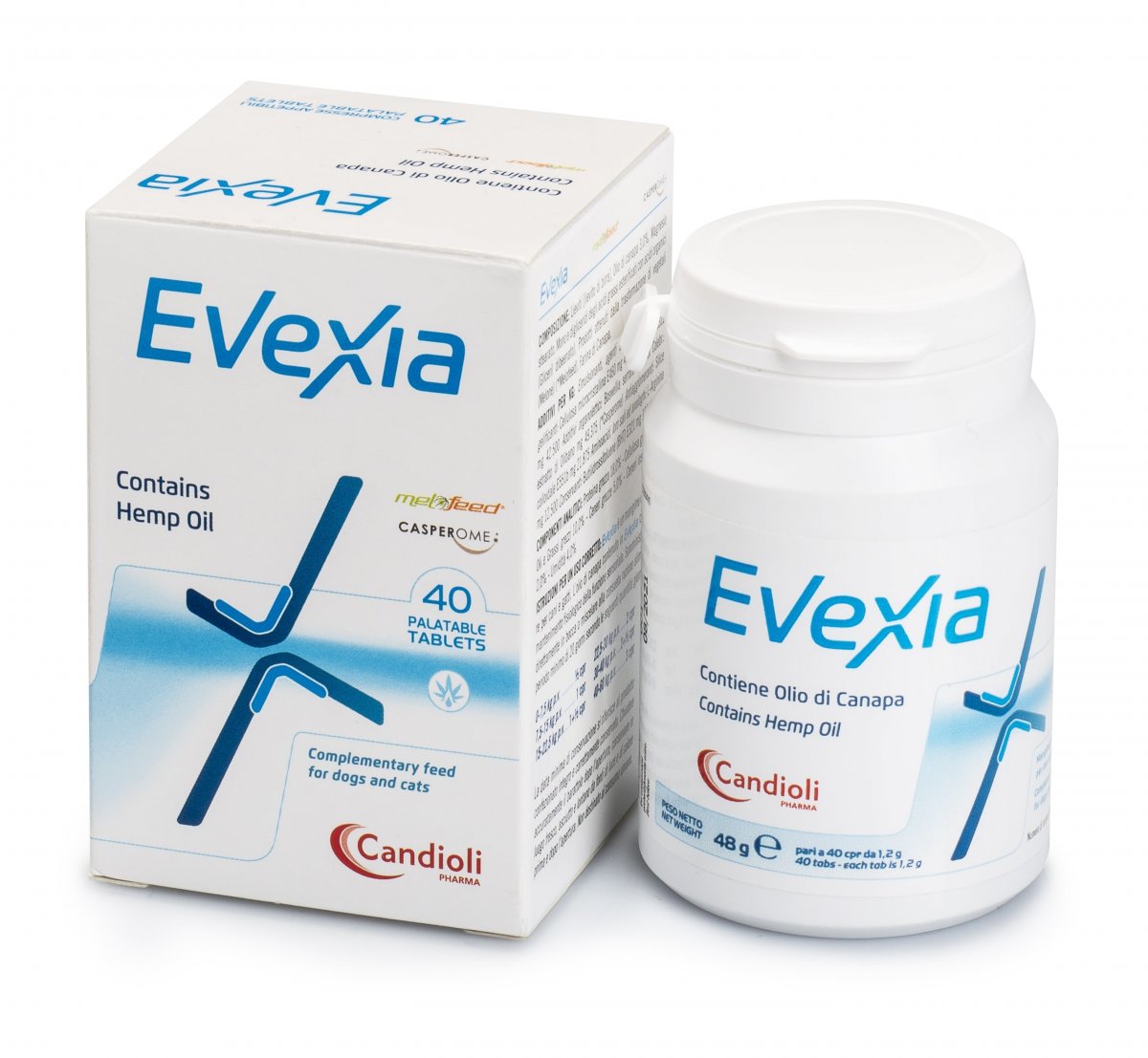 Evexia/Hexia with hemp oil